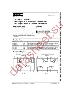 CD4011BCSJX datasheet  